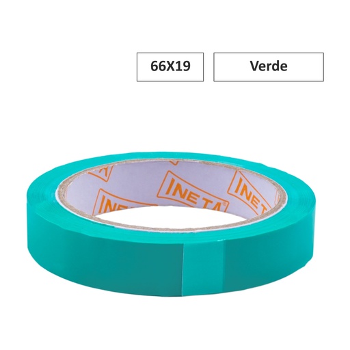 [825640] CINTA ADHESIVA 66X19 VERDE