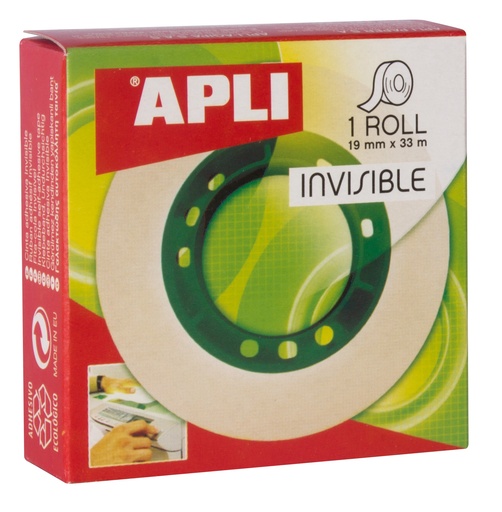 [825233] CINTA ADHESIVA INVISIBLE 19MM×33 M 