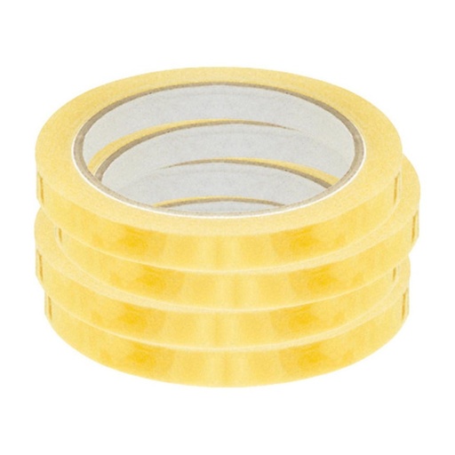 [040004] CINTA ADHESIVA TRANSPARENTE RAYLU 12MM×66M 