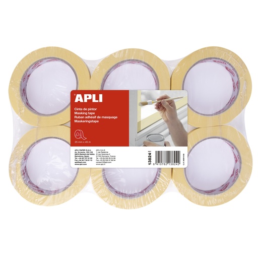 [825121] CINTA DE PINTOR CARROCERO 25MM×45M PAPEL 60 g/m²