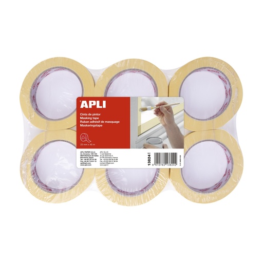 [825121] CINTA DE PINTOR CARROCERO 25MM×45M PAPEL 60 g/m²