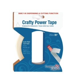 [825831] CINTA ADHESIVA TRANSPARENTE DOBLE CARA CON DISPENSADOR 6MMX25M 