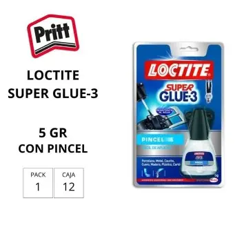 [040362] PEGAMENTO LOCTITE SUPER GLUE3 5G APLICADOR PINCEL