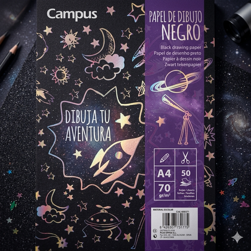 [600371] BLOC DIBUJO CAMPUS A4 70G 50H