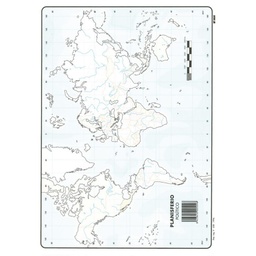 MAPAS DE PLANISFERIO POLITICO BLOC 50 HOJAS