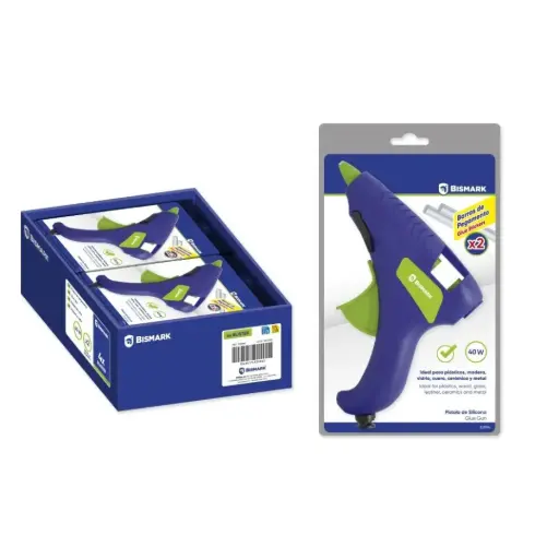 [040818] PISTOLA DE SILICONA BAJA TEMPERATURA 40W + 2 RECAMBIOS