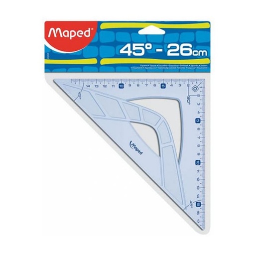 [649131] ESCUADRA MAPED GEOMETRIC 26 CM BOLSA COLGABLE