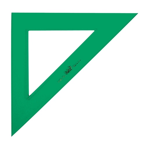 [650201] ESCUADRA SAFTA METACRILATO VERDE 30 CM TRIANGULAR