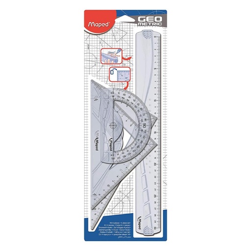 [649135] MAPED KIT GEOMÉTRICO 4 PIEZAS