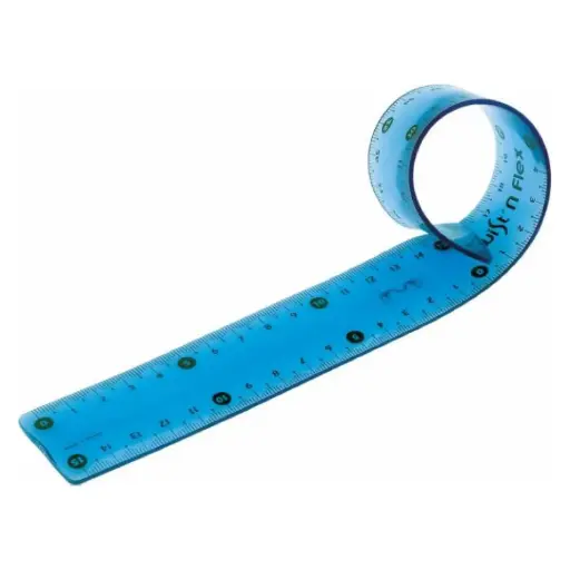 [671253] REGLA DE PLÁSTICO FLEXIBLE MAPED 15 CM COLORES SURTIDOS