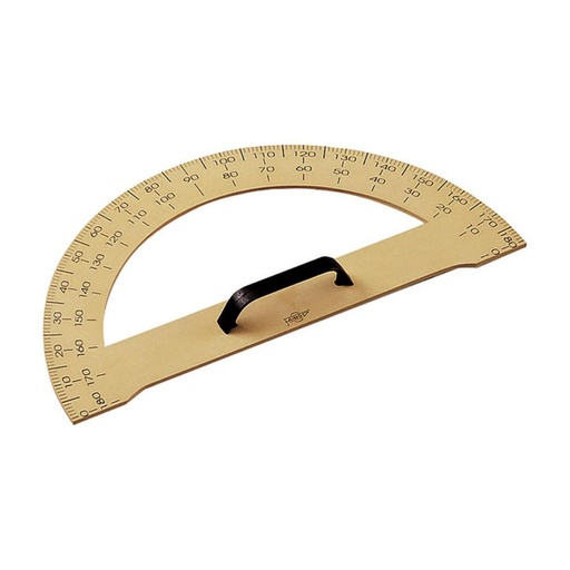 [630867] SEMICÍRCULO PARA ENCERADO FAIBO PLÁSTICO IMITACIÓN MADERA 34 CM