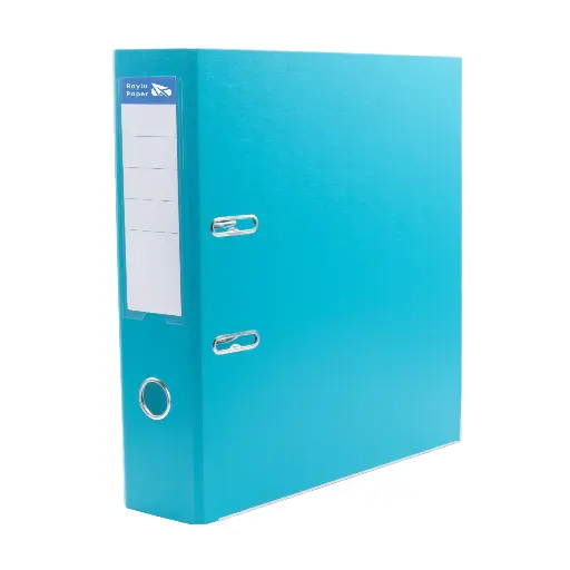 [180741] ARCHIVADOR RADO RAYLU A4 LOMO ANCHO 75MM FORRADO INTERIOR PP AZUL CLARO