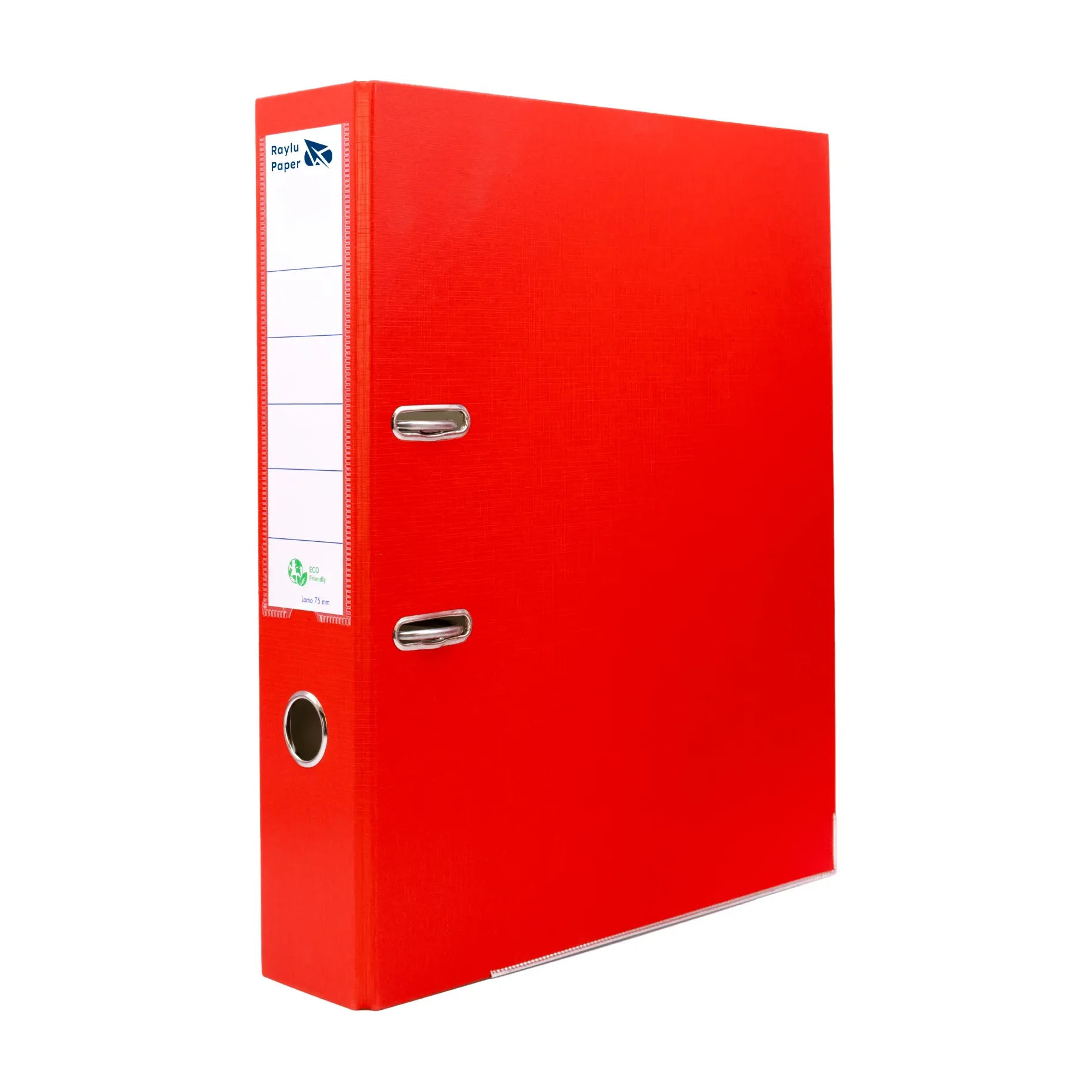 [181003] ARCHIVADOR RADO RAYLU A4 LOMO ANCHO 75MM FORRADO INTERIOR PP ROJO