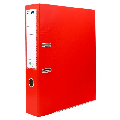 [181003] ARCHIVADOR RADO RAYLU A4 LOMO ANCHO 75MM FORRADO INTERIOR PP ROJO