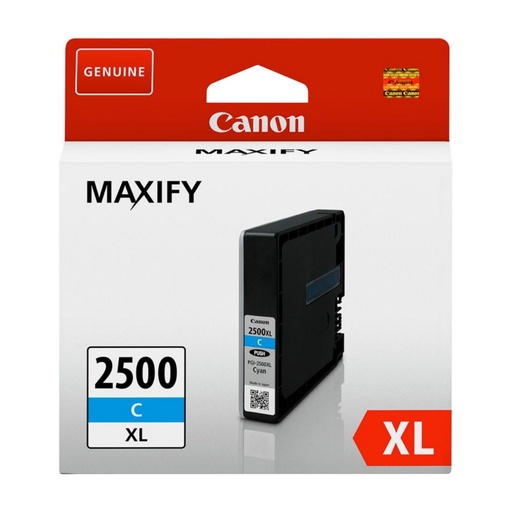 [166059] CARTUCHO DE TINTA ORIGINAL CANON PGI-2500XL · CIAN · 1.755 PÁGINAS 9265B001