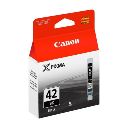 [165613] CARTUCHO DE TINTA ORIGINAL CANON CLI-42BK · NEGRO · 900 PÁGINAS 6384B001