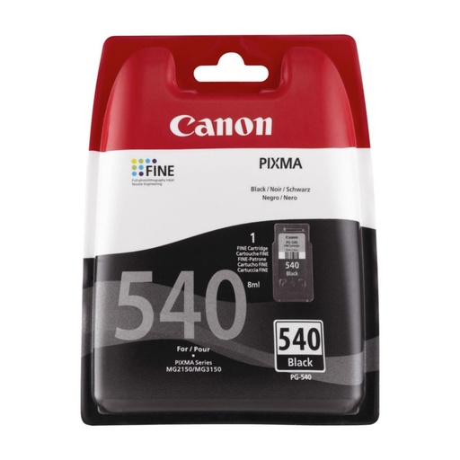 [167201] CARTUCHO DE TINTA ORIGINAL CANON PG-540 · NEGRO 5225B001