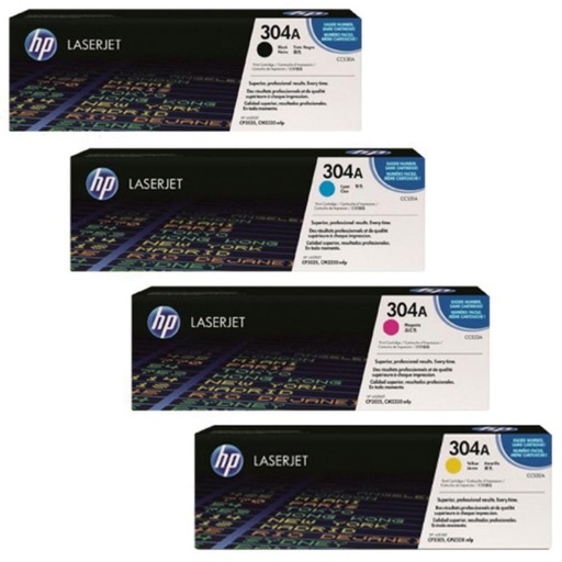 [166245] TONER HP 304A PACK3 COLOR