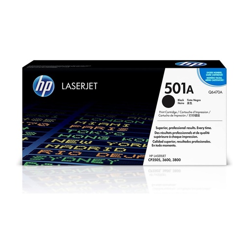 [170407] TONER HP 501A Q6470A NEGRO