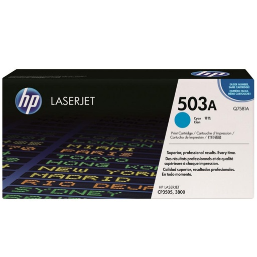 [167979] TONER HP 503A Q7581A CYAN