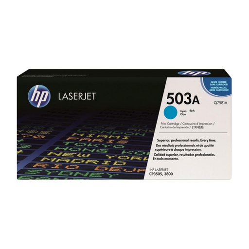 [167979] TONER HP 503A Q7581A CYAN