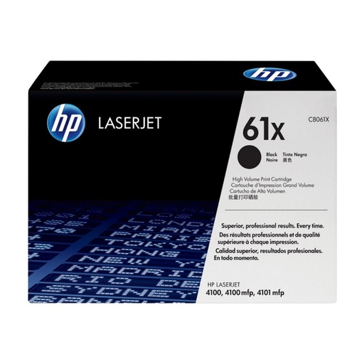 [130394] TONER HP 61X C8061X NEGRO 