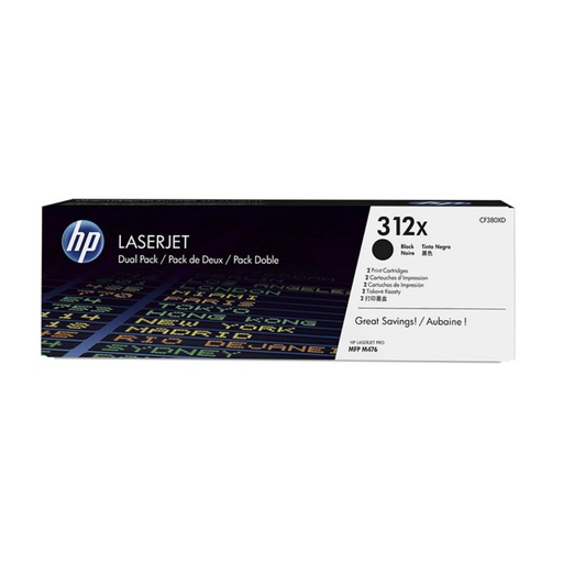 [165441] TONER HP CF380XD NEGRO PK2