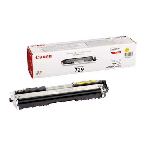 [166309] TÓNER CANON 729Y – AMARILLO ORIGINAL 4367B002
