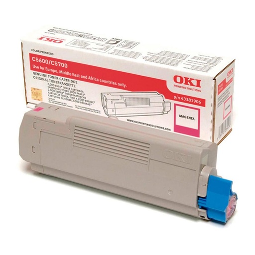 [167502] TONER OKI 43381906 MAGENTA