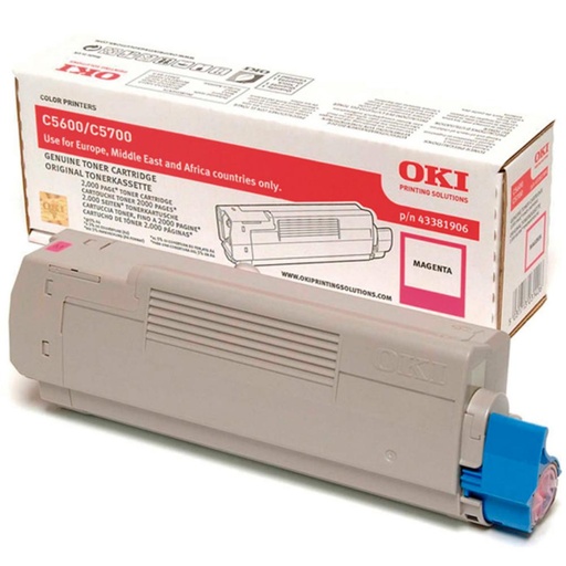 [167502] TONER OKI 43381906 MAGENTA