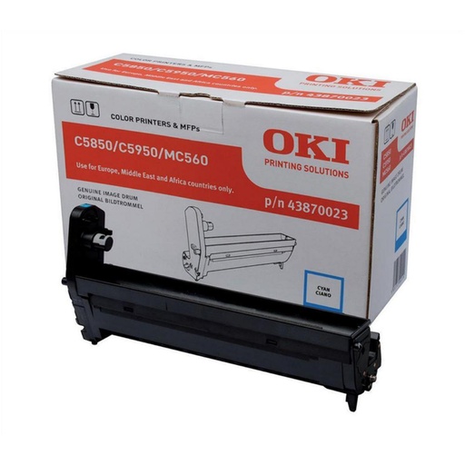 [165528] TONER OKI 43870023 CYAN