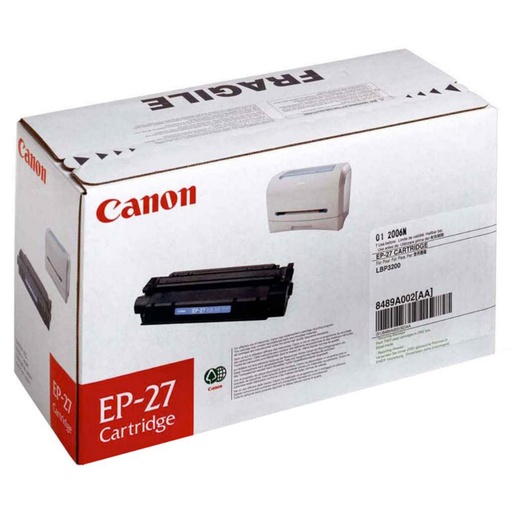 [169844] TÓNER NEGRO ORIGINAL CANON EP-27 8489A002