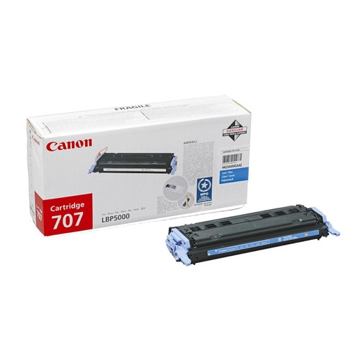 [165269] TÓNER CANON CRG-707C – CIAN ORIGINAL (9423A004)