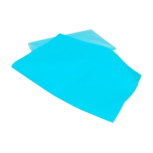 [600165] PAPEL SEDA 50×75 CM 18G AZUL CELESTE MANO 13 HOJAS