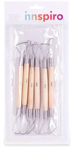 [825274] SET DE 6 VACIADORES PARA PASTAS Y ARCILLAS 19CM