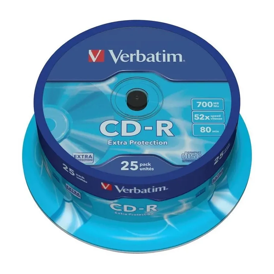 [170085] VERBATIM DVD-R 4.7GB 16X TARRINA 25 UNIDADES