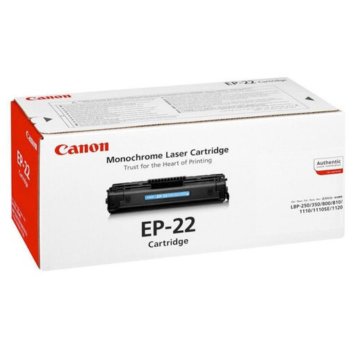 [169318] TÓNER NEGRO ORIGINAL CANON EP-22 1550A003