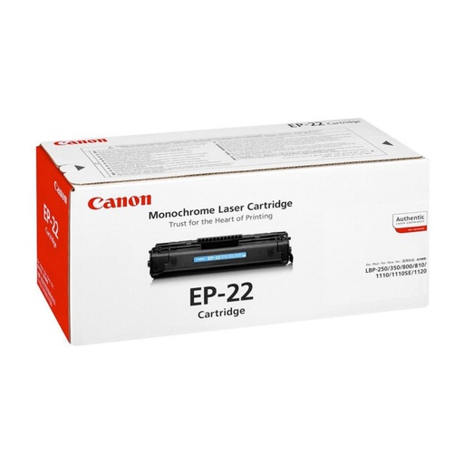 [169318] TÓNER NEGRO ORIGINAL CANON EP-22 1550A003