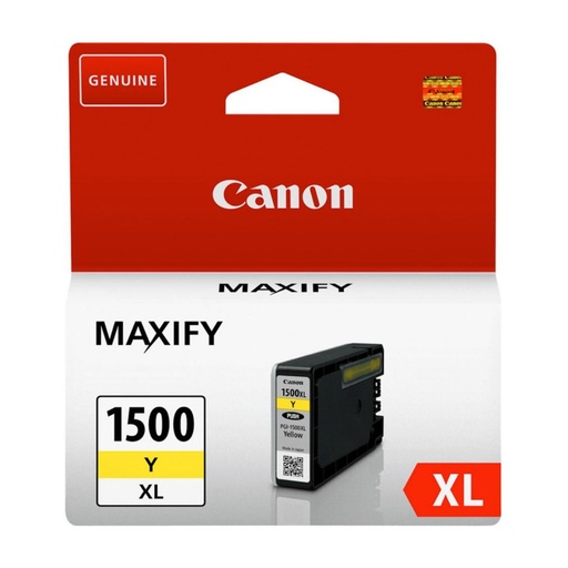 [166057] CARTUCHO DE TINTA AMARILLO ORIGINAL CANON PGI-1500XL 9195B001