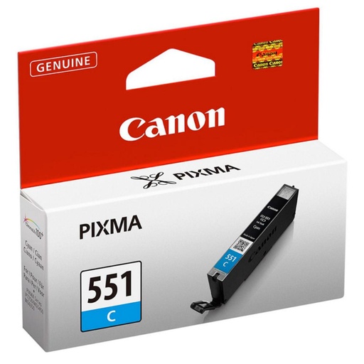 [166303] CARTUCHO DE TINTA CIAN ORIGINAL CANON CLI-551 C 6509B001