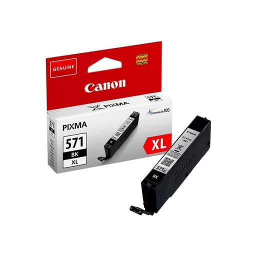 [165962] CARTUCHO DE TINTA NEGRO ORIGINAL (ALTA CAPACIDAD) CANON CLI-571 BK XL 0331C001