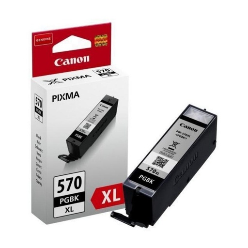 [165961] CARTUCHO DE TINTA NEGRO ORIGINAL (ALTA CAPACIDAD) CANON PGI-570XL PGBK 0318C001