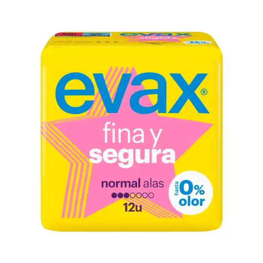 [800672] COMPRESAS EVAX ALAS FINA Y SEGURA 12UD