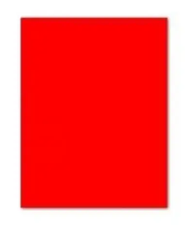 [620362] CARTULINA SADIPAL 50×65 CM 250 GRAMOS ROJO FLUORESCENTE 10 HOJAS