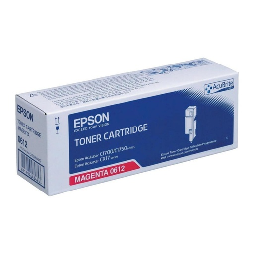 [166270] EPSON ACULASER C1700/1750/CX17 TONER MAGENTA 1.400 PAGINAS.