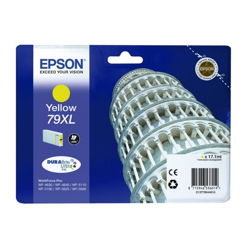 [166041] EPSON CARTUCHO AMARILLO 79XL 2000 PAGINAS WORKFORCE PRO WF-5XXX SERIES
