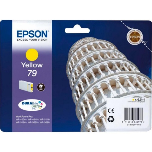 [166037] EPSON CARTUCHO AMARILLO L 900 PAGINAS WORKFORCE PRO WF-5XXX SERIES Nº79