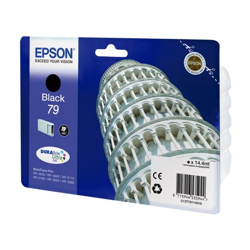 [166034] EPSON CARTUCHO NEGRO L 900 PAGINAS WORKFORCE PRO WF-5XXX SERIES/ WF-4630DWF Nº79
