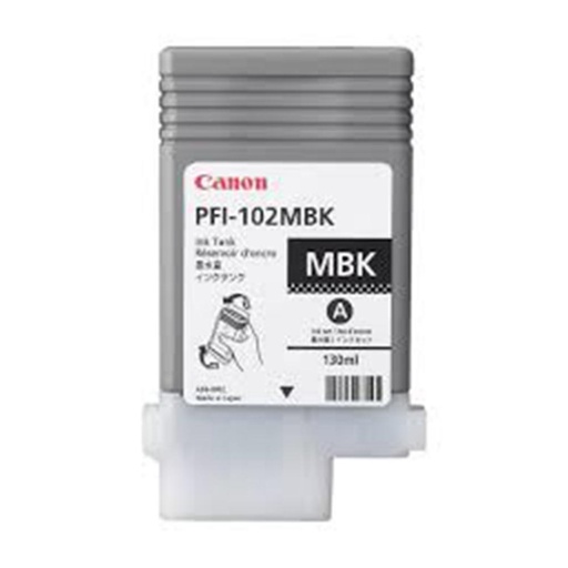 [165253] CARTUCHO DE TINTA NEGRO MATE ORIGINAL CANON PFI-102 MBK 0894B001AA
