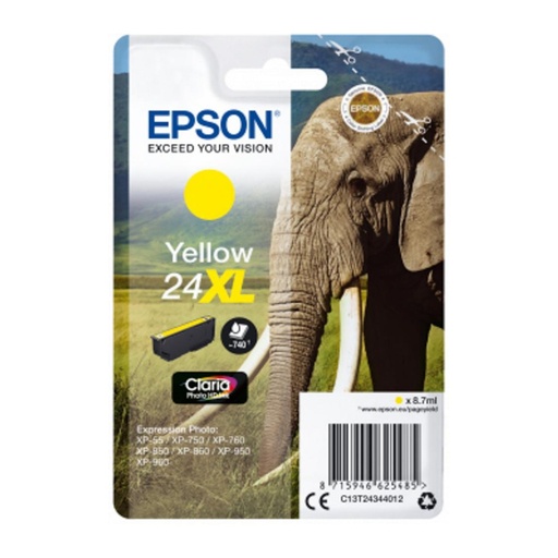 [165751] EPSON CLARIA PHOTO HD INK CARTUCHO AMARILLO 24XL